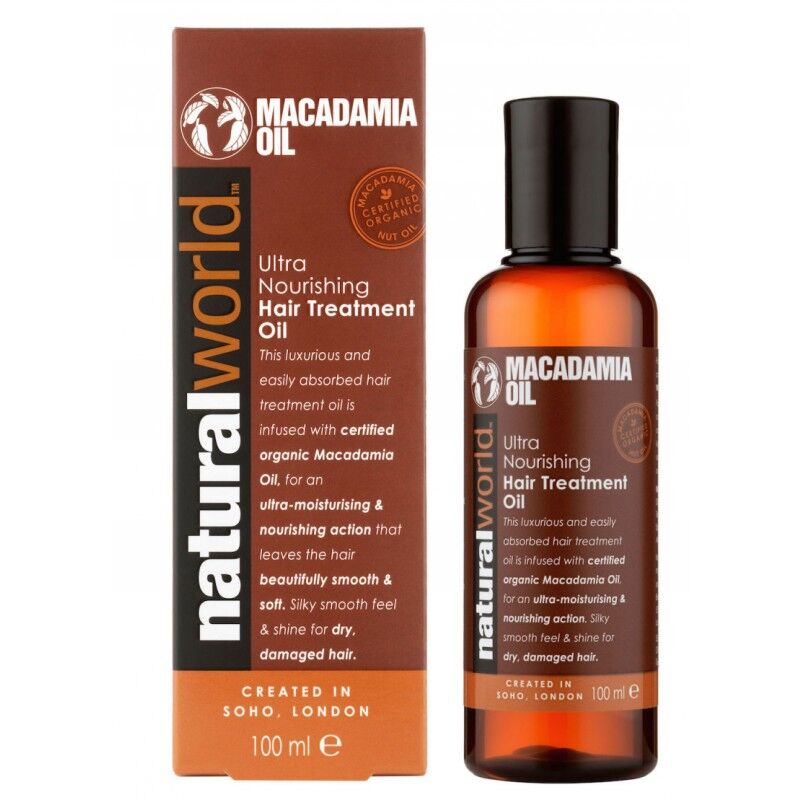 Natural World Macadamia Oil Ultra Nourishing Hair Treatment Oil 100 ml Haarolie