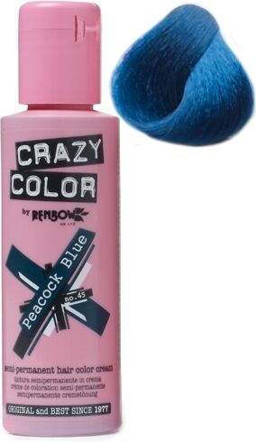 Renbow Crazy Color Peacock Blue 45 100 ml Haarverf