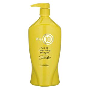 It's a 10 Miracle Brightening Shampoo For Blondes 1000ml