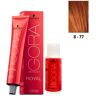 Schwarzkopf Igora Royal 8-77 Louro Claro Cobre Extra 60ml + Oxidante 20V