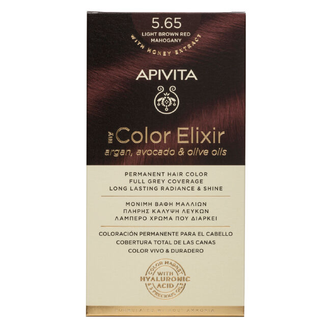 Apivita My Color Elixir Coloração Permanente Cor 5.65 Acaju