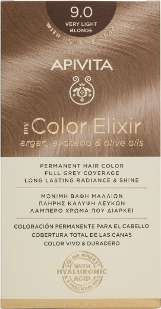 Apivita My Color Elixir Coloração Permanente Cor 9.0 Loiro Muito Claro