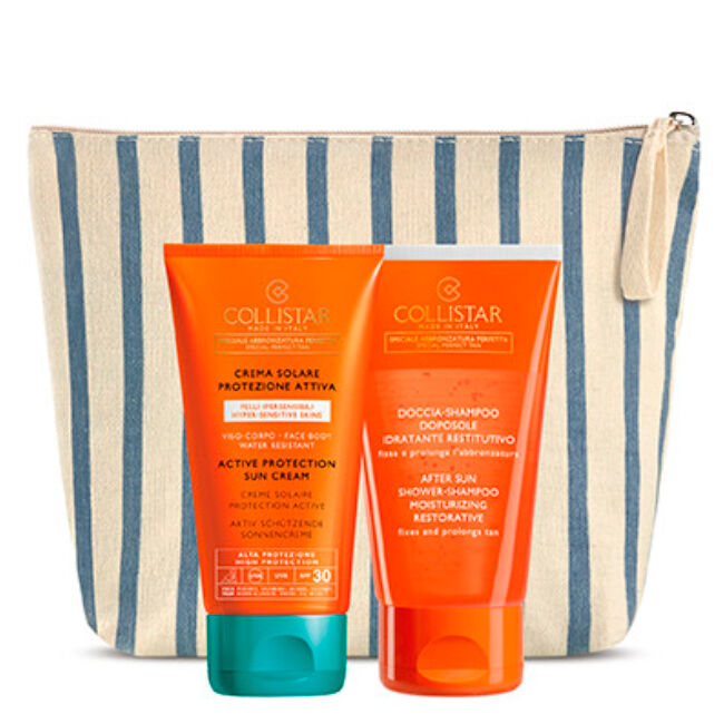 Collistar Active Sun Protection Kit Creme Solar + Shampoo Pós Solar