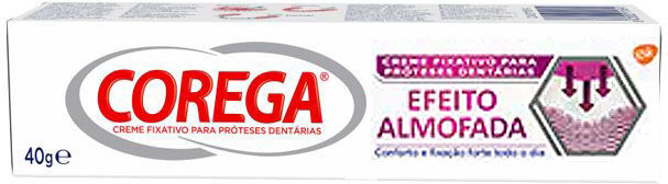 Corega Efeito Almofada Creme Fixador 40g