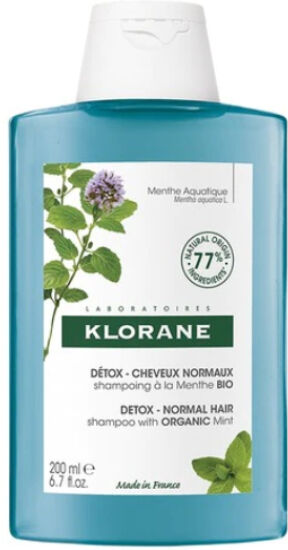 Klorane Capilar Menta Aquática Shampoo Protetor Antipoluição 200ml