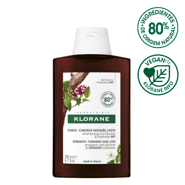 Klorane Quinina Bio Shampoo Fortificante Antiqueda 200ml