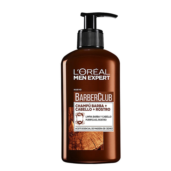 L'Oréal Paris L'Oréal Men Expert BarberClub Shampoo Cabelo, Barba e Rosto 200ml