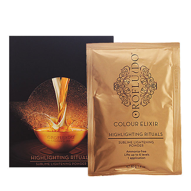 Orofluido Colour Elixir HL Rituals Pó Clareador 8x40gr