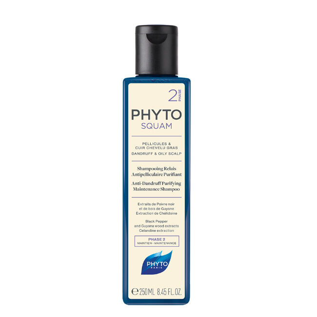Phyto Phytosquam Shampoo de Manutenção Anticaspa Purificante 250ml