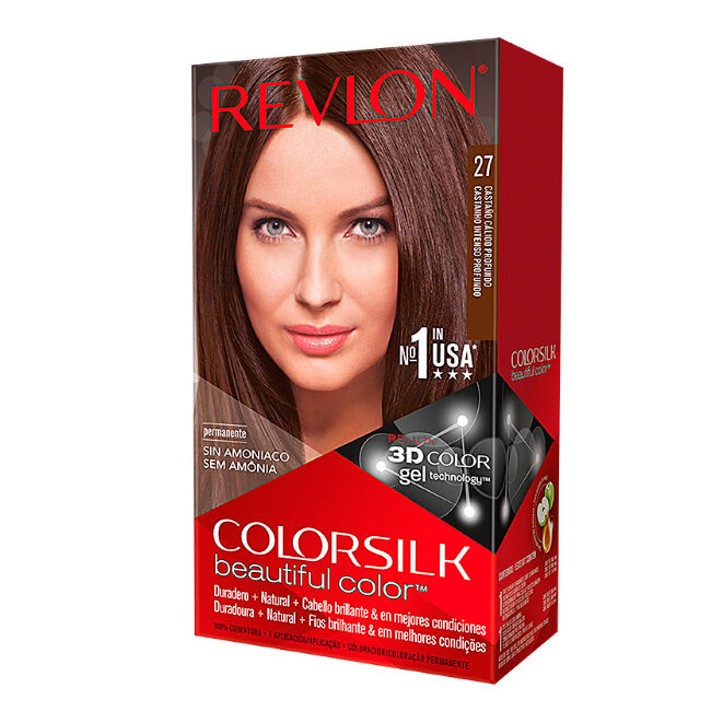 Revlon Colorsilk Coloração Permanente 27 Castanho Intenso Profundo