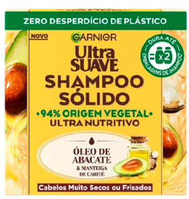 Garnier Ultra Suave Shampoo Sólido Óleo de Abacate 60gr