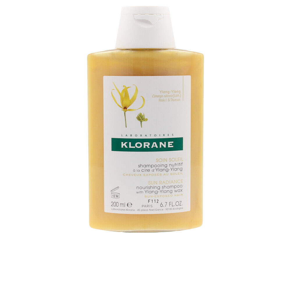 Klorane Sun Radiance Nourishing Shampoo With Ylang-Yang Wax 200 ml