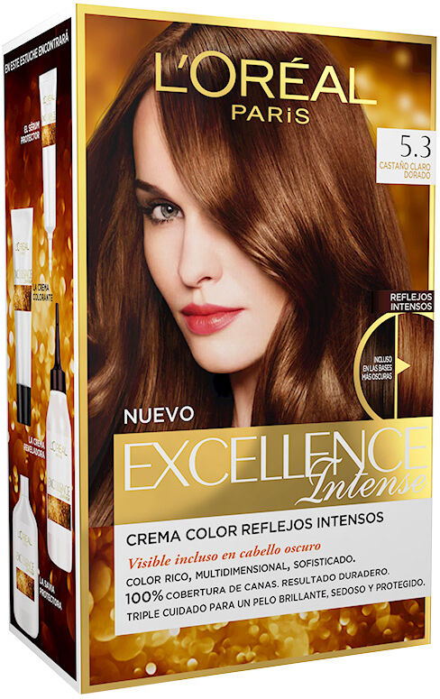 L'Oréal EXCELLENCE Intense 5,3 castanho claro dourado