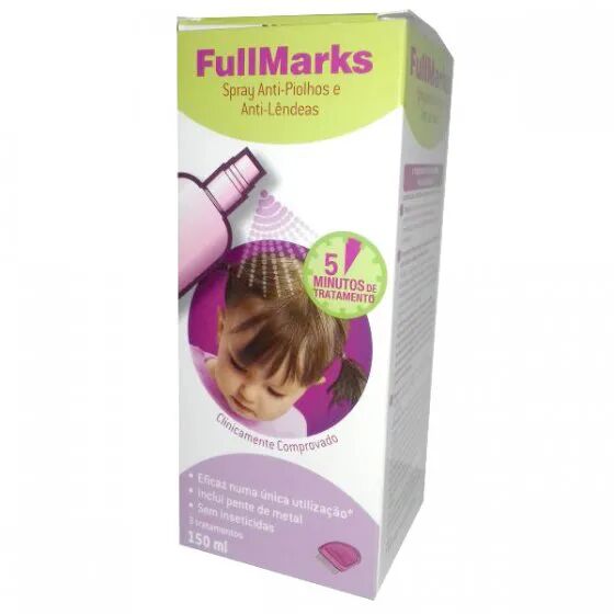 Fullmarks Spray Anti-Piolhos/Lêndeas 150ml