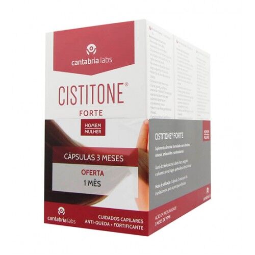 Cistitone Forte Queda de Cabelo Sazonal 120 Cápsulas + OFERTA 60 Cápsulas