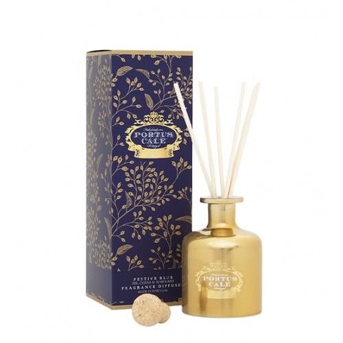 Castelbel | Portus Cale Portus Cale Difusor Festive Blue Vidro Dourado 250ml