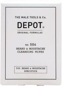 Depot Nº 504 Beard & Moustache Cleansing Wipes