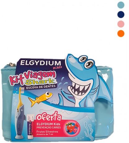 Elgydium Kit Viagem Kids Dentífrico + Escova 7ml