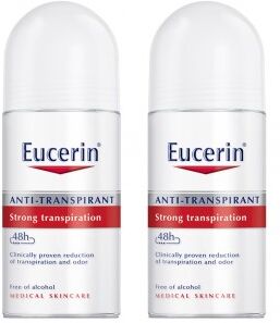 Eucerin Anti-Transpirante Roll-on 48h 2x50ml