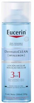 Eucerin DermatoCLEAN [Hyaluron] Solução de Limpeza Micelar 3 em 1 Sensitive Skin 200ml