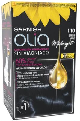 Garnier Olia Black Light Preto Safira 1.10