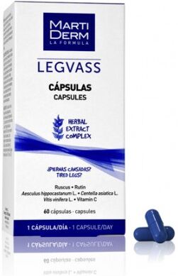 Martiderm Legvass 60 Cápsulas