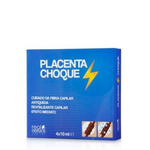 Real Natura Ampolas Placenta Choque 4x10ml