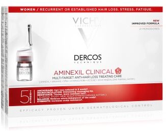 Vichy Dercos Aminexil Clinical 5 - 21 Ampolas - Mulher