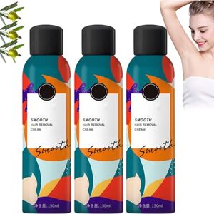 behound Detvfo Hair Removal Cream, Detvfo Hair Removal Cream Spray, Detvfo Smooth Hair Removal Cream Spray för kvinnor och män, Spray De Depilación Detvfo, 150 ml (3 st)