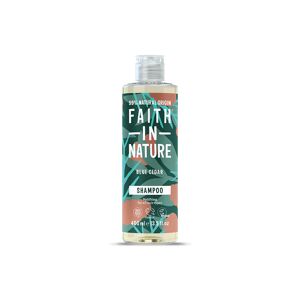 Faith In Nature Shampoo - Blue Cedar - 400ml - All Hair Types - Natural, Vegan & Cruelty Free - Paraben And SLS Free