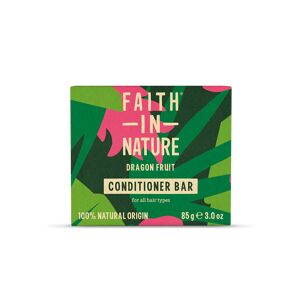 Faith In Nature Conditioner Bar - Dragon Fruit - All Hair Types - Plastic Free Zero Waste - Natural Vegan & Cruelty Free - 85g