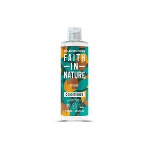Faith In Nature Jojoba Conditioner 400ml - Natural, Vegan & Cruelty Free - Paraben and SLS free - Normal To Dry Hair