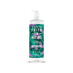 Faith In Nature Lavender & Geranium Conditioner 1L - Natural, Vegan & Cruelty Free - Paraben and SLS free - Normal To Dry Hair