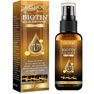 Generic Hair Growth Products Biotin Fast Growing Hair Essential Oil, Hair Loss Spray Skin Nursing 30ml for Women Ladies Brown