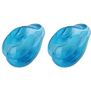 KVSERT 4PCS Blue Transparent Silicone Ear Cover for Hair Dye Shield Protect Against Color In