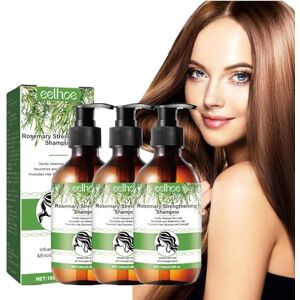 Hailmkont Rosemary Shampoo for Hair Growth, Rosemary Mint Strengthening Shampoo, Organic Shampoo for Hair Loss and Thinning Hair with Biotin, for Dry, Damaged and Frizzy Shampoo 100 ml (3 Pieces)