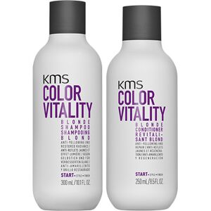 KMS ColorVitality Blonde Shampoo 300ml  & Blonde Conditioner 250ml Duo