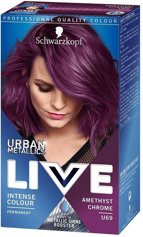 Schwarzkopf Live Permanent Urban Metallics Intense Colour Amethyst Chrome U69