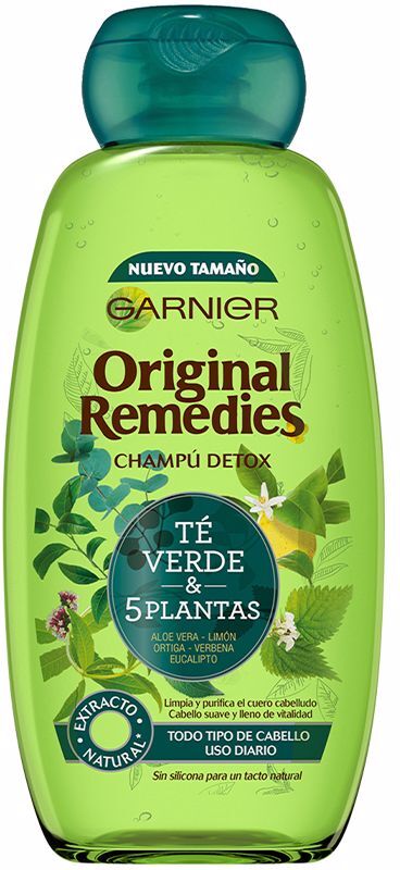 Photos - Hair Product Garnier Original Remedies champú 5 plantas 300 ml 