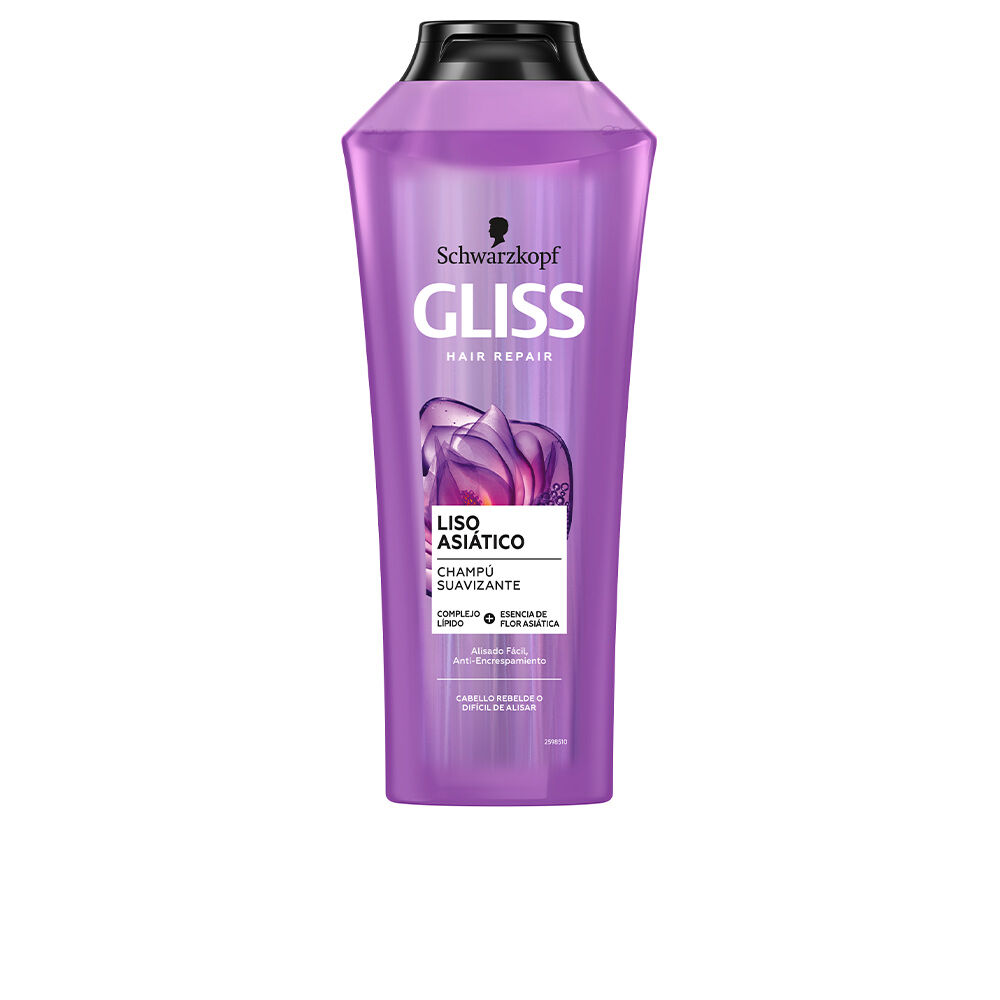 Photos - Hair Product Schwarzkopf Gliss Liso Asiatico champú 370 ml 