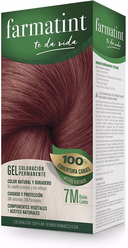 Photos - Hair Dye Farmatint Gel coloración permanente #7m-rubio caoba