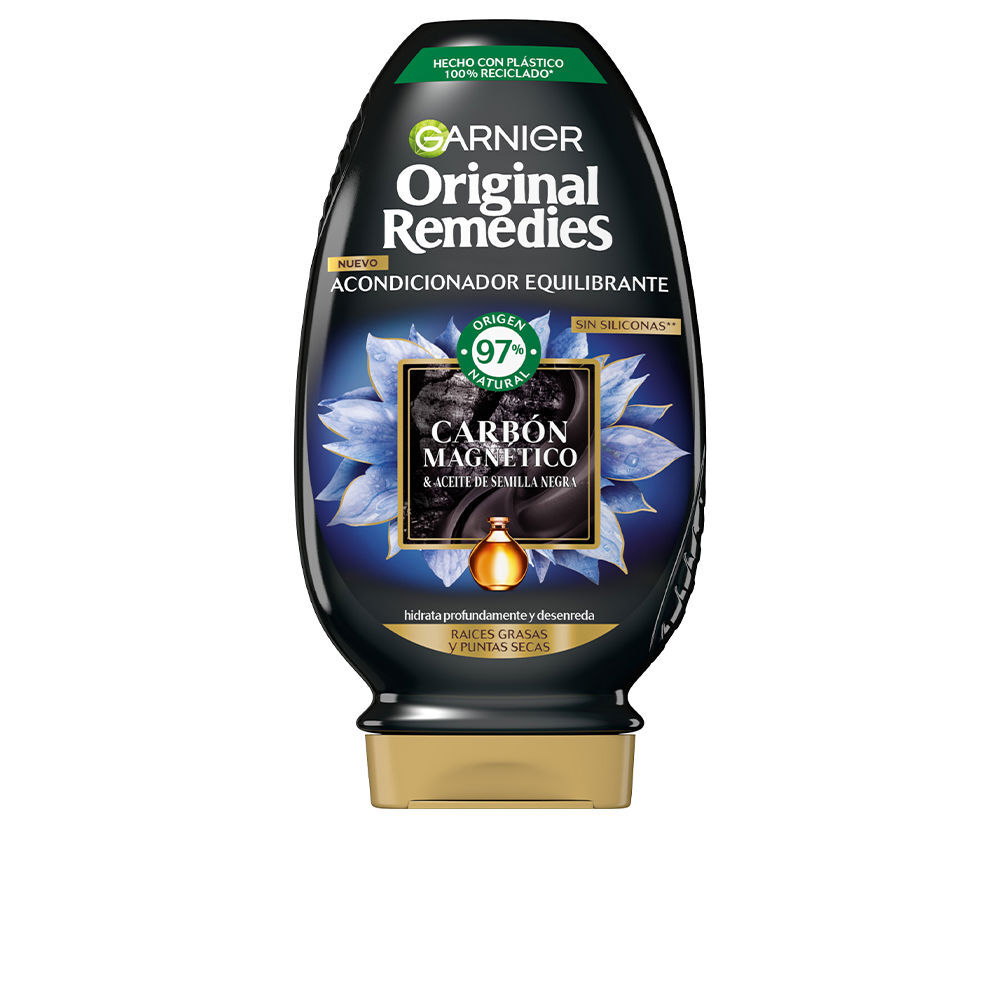 Photos - Hair Product Garnier Original Remedies magnetic carbon conditioner 250 ml 