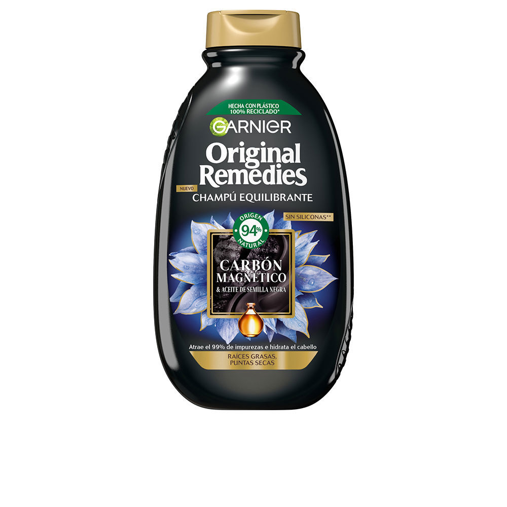 Photos - Hair Product Garnier Original Remedies magnetic charcoal shampoo 300 ml 