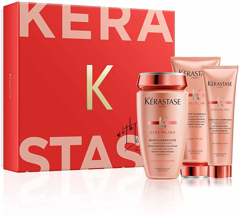 Photos - Hair Product Kerastase Kérastase Discipline Lot 3 pcs 