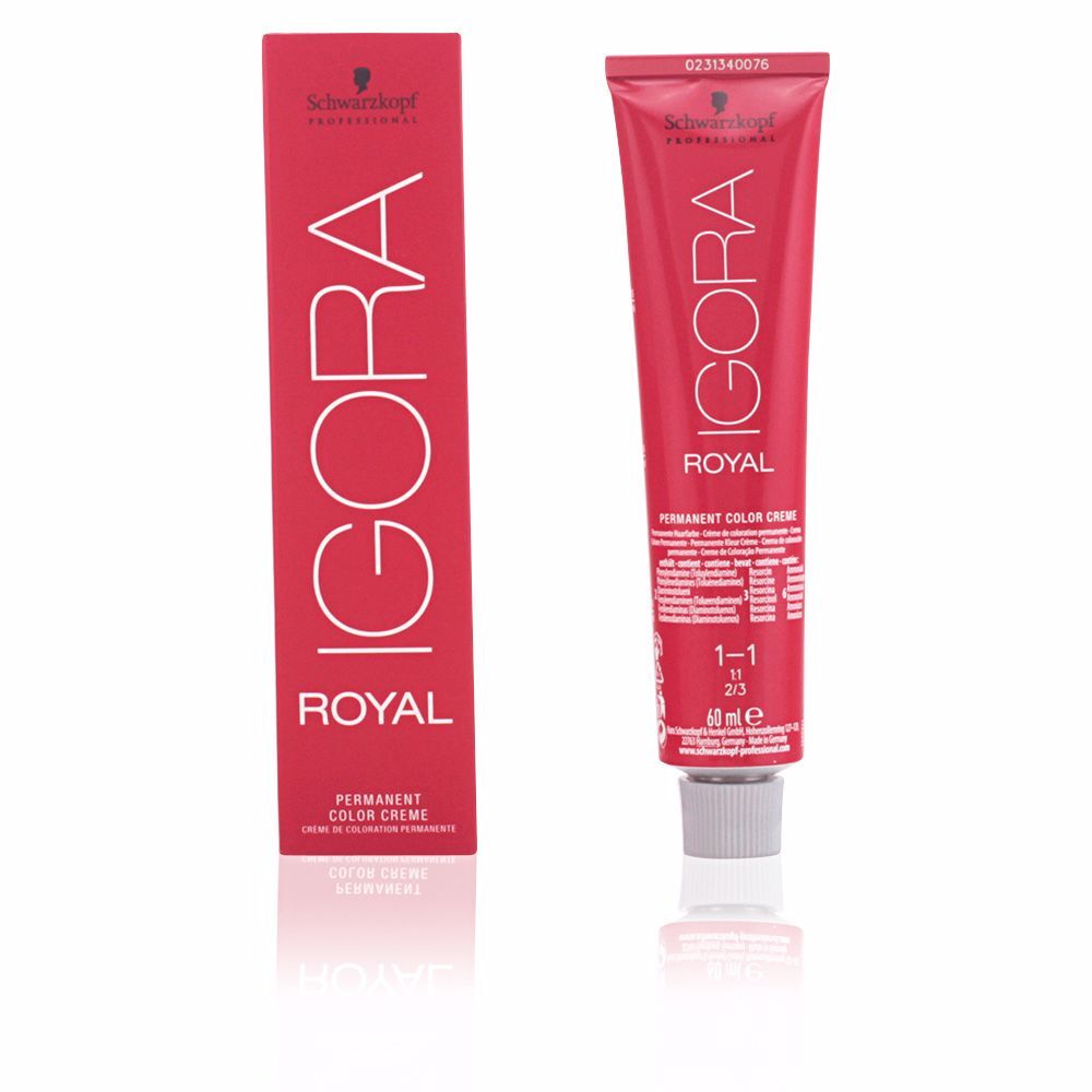 Photos - Hair Dye Schwarzkopf Igora Royal #1-1 