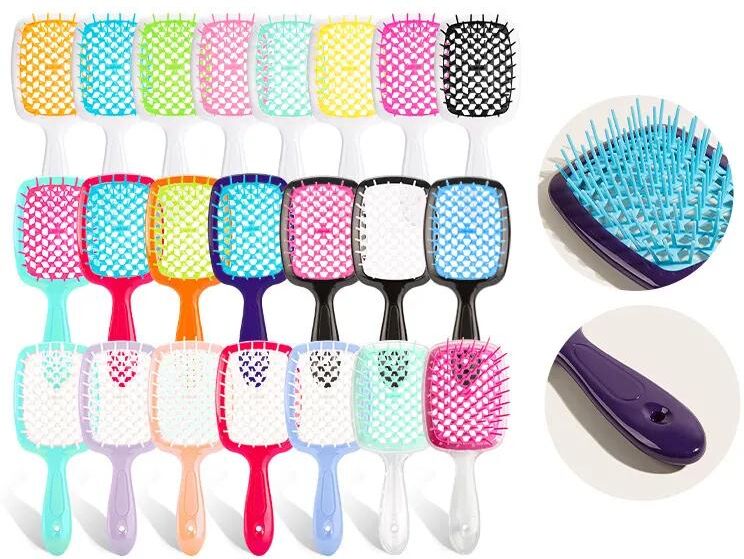 Kaiser Mall Air Cushion Combs Women Scalp Massage Comb Hair Brush women Hollowing Out Home Salon DIY Hairdressing Tool brush for Hair Comb