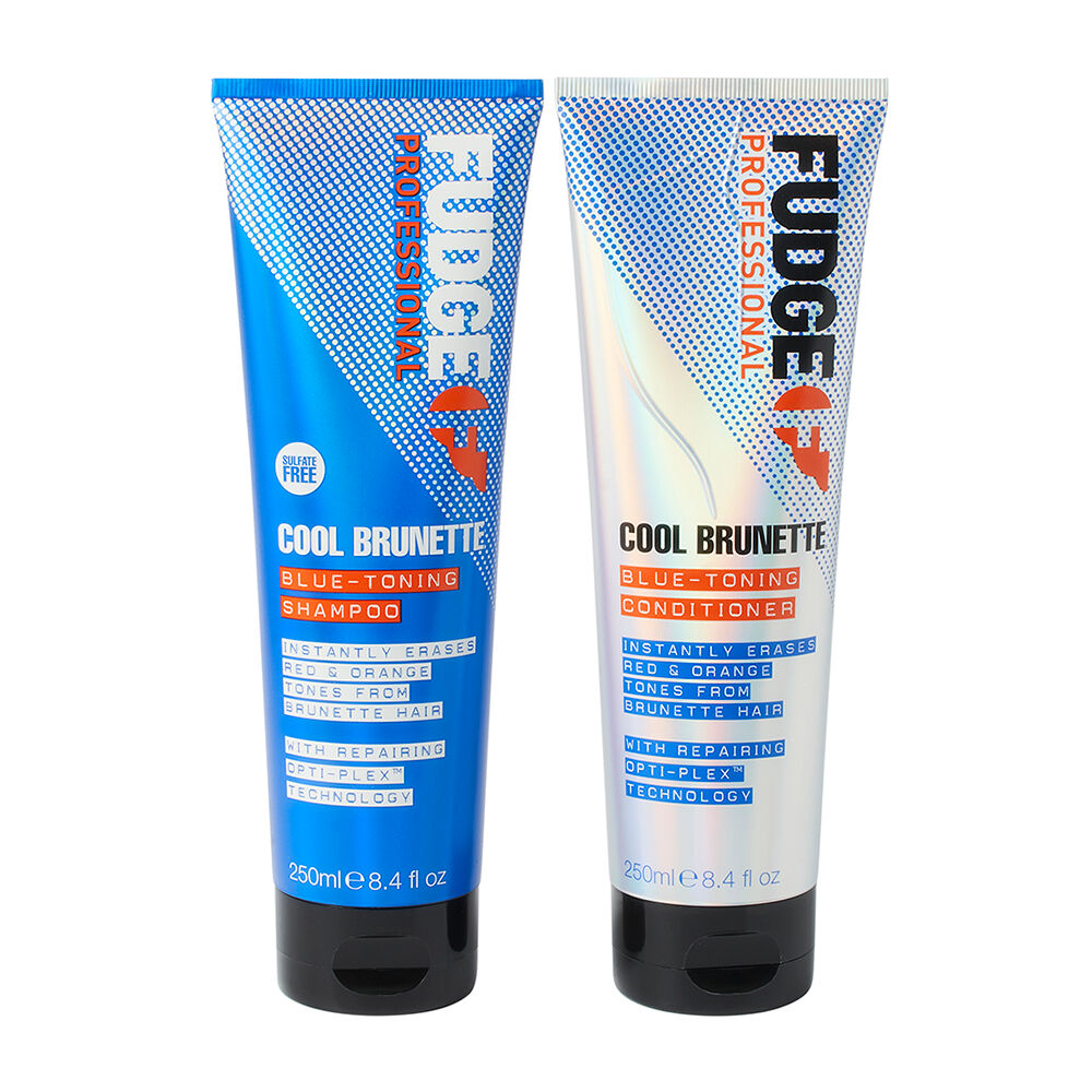 Fudge Professional Cool Brunette BlueToning Shampoo & Conditioner Duo 2 x 250ml
