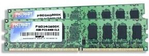 Patriot Memory 4 GB DDR2-RAM - 800MHz - (PSD24G800K) Patriot Signature Kit