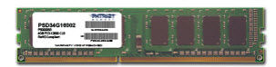 Patriot Memory 4 GB DDR3-RAM - 1600MHz - (PSD34G16002) Patriot Signature Line - CL9