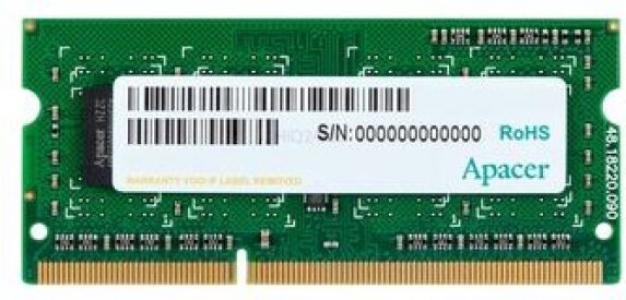 Apacer 4 GB SO-DIMM DDR3 - 1333MHz - (AS04GFA33C9QBGC) Apacer CL9